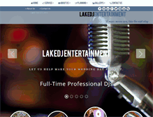 Tablet Screenshot of lakedj.com